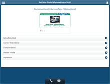 Tablet Screenshot of buhrfeind.de